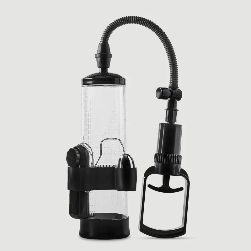 Pompă pentru penis cu mâner vibrator tip ramrod — preț și oferte