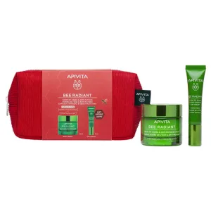 Apivita Promo Pack Bee Radiant Cremă cu textură bogată 50 ml & CADOU Cremă pentru ochi 15 ml