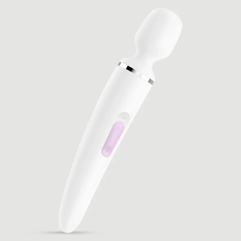 Vibrator de masaj Satisfyer Wand-er Women Wand - Alb — preț și oferte