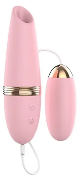 Stimulator cu ventuză pentru clitoris Lilo - Roz