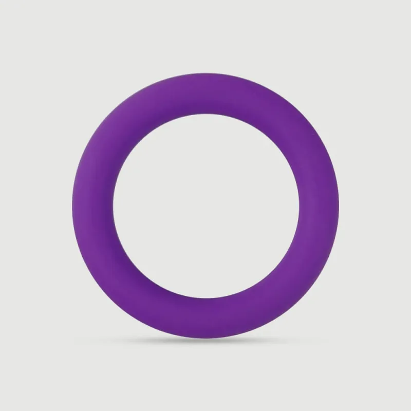 Inel anular din silicon rigid pentru bărbați, mărime mare – Violet — preț și oferte
