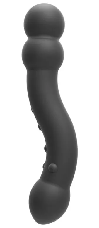 Double Up 18 x 3,5 cm Plug prostatic din silicon - Negru — preț și oferte