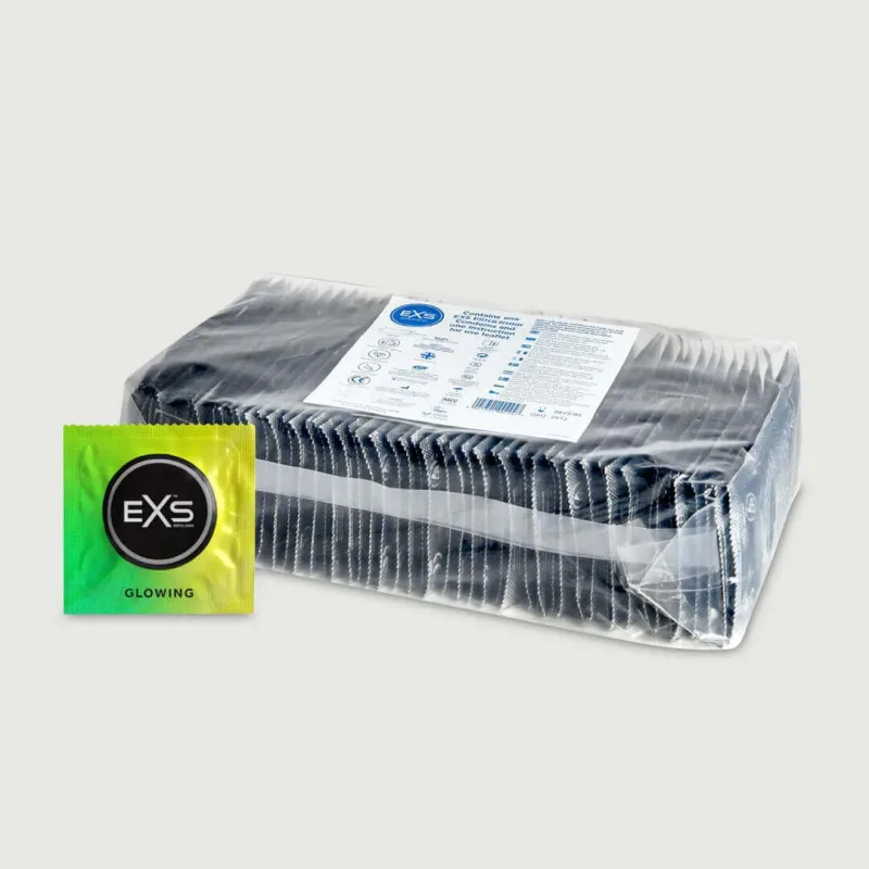 Prezervative EXS Glowing - 100 de bucăți — preț și oferte