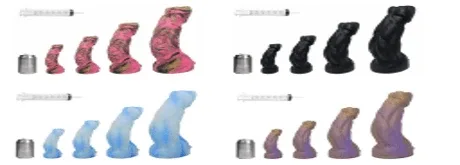 The Curve Champion – Dildo din silicon texturat, de culoare platină, cu ejaculare, mărime X-Large, 35,5 cm – Roșu/Negru — preț și oferte