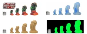 Dildo mare Monster Cock din silicon platinat, cu cap mare, 26,4 cm – Albastru