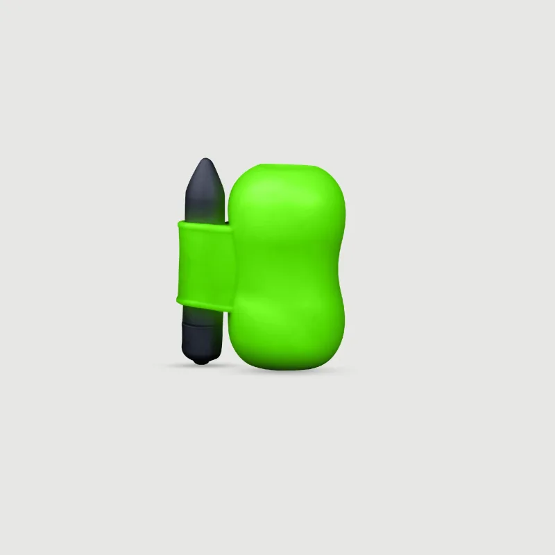 Masturbator vibrator care strălucește în întuneric - Verde — preț și oferte