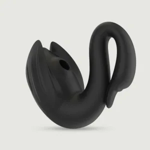 Stimulatorul vibrator cu aspirație pentru clitoris „Black Swan” – Negru