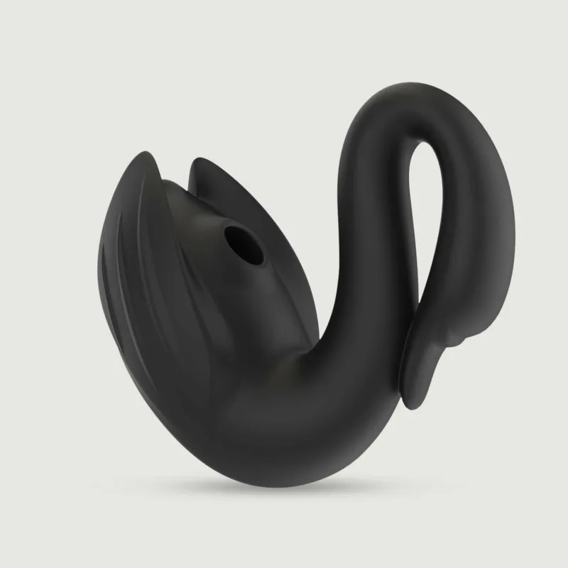 Stimulatorul vibrator cu aspirație pentru clitoris „Black Swan” – Negru — preț și oferte