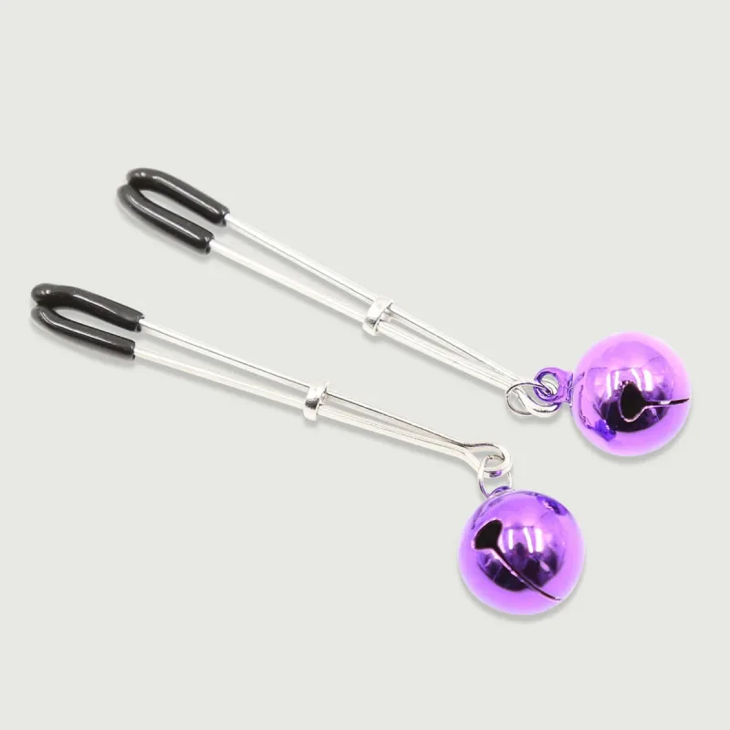 Cleme pentru sfârcuri cu presiune reglabilă și clopoței - Violet — preț și oferte