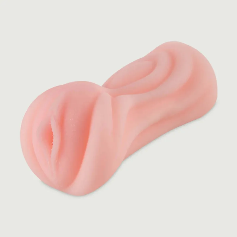 Masturbator vaginal cu suprafață striată și efect de raze X - Culoare carne — preț și oferte