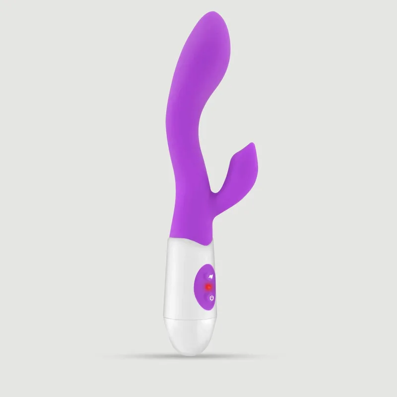 My First G Rabbit – Vibrator reîncărcabil din silicon, curbat, tip „rabbit” – Violet — preț și oferte