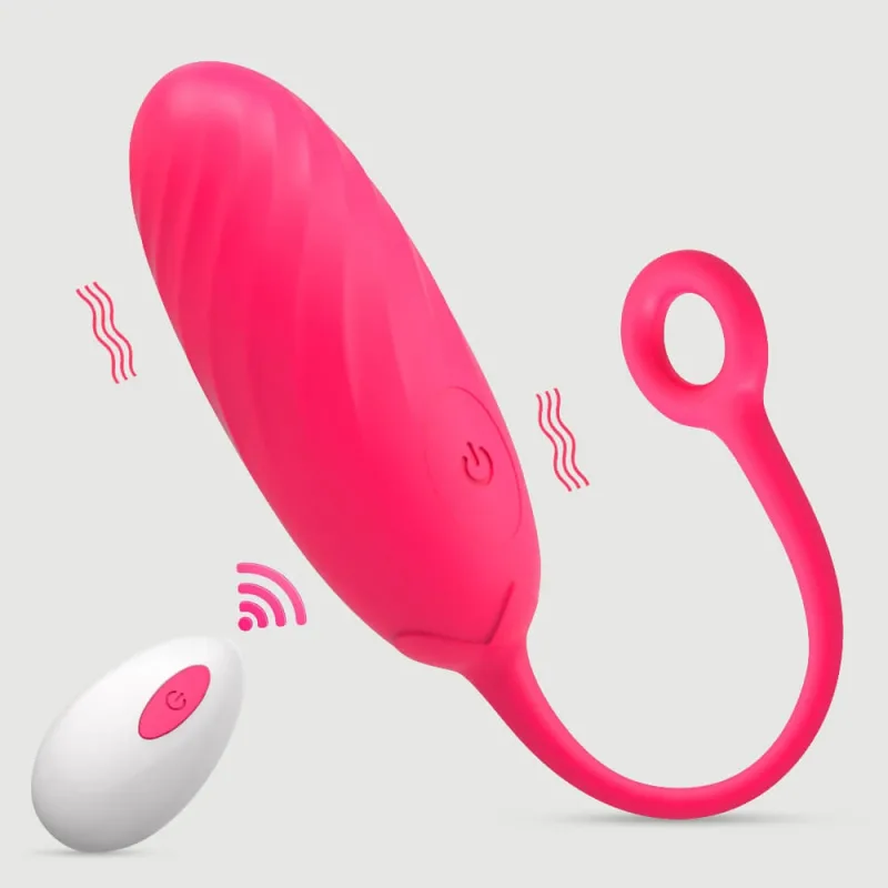 Sexopolis My Remote Wave – Vibrator tip „bullet” din silicon, cu telecomandă – Roz — preț și oferte