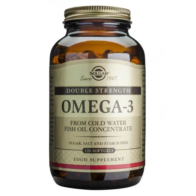 Solgar Omega-3 dublă rezistență 120 capsule moi — preț și oferte