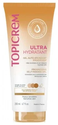 Topicrem Gel autobronzant progresiv ultra-hidratant 200 ml — preț și oferte