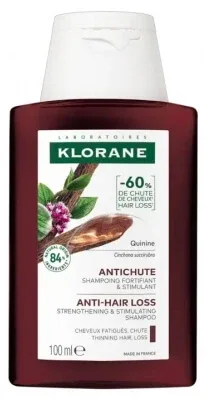Klorane Force - Păr obosit și cădere a părului: Șampon cu chinină și edelweiss organic, 100 ml — preț și oferte