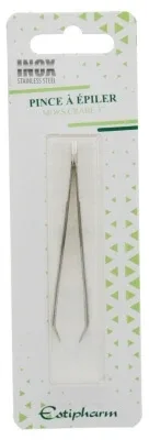 Estipharm Pensetă de epilat cu capete în formă de clește, 3 inci