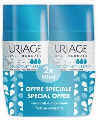 Uriage Deodorant Puissance 3 Set de 2 x 50 ml — preț și oferte