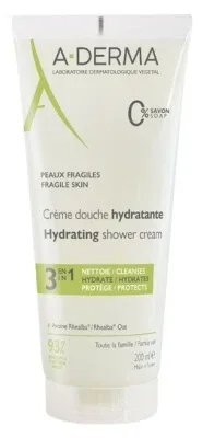 A-DERMA Cremă de duș hidratantă 3 în 1, 200 ml — preț și oferte