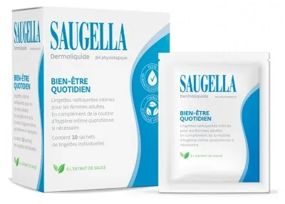 Saugella Dermoliquide Șervețele de igienă intimă 10 șervețele individuale — preț și oferte