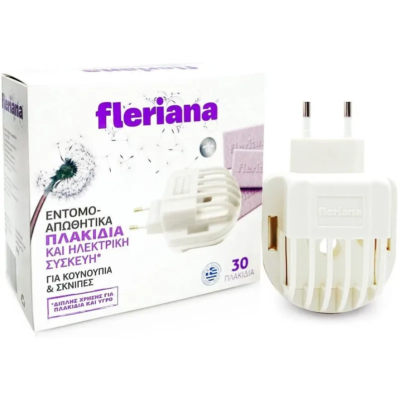 POWER HEALTH Promo Fleriana Plăcuțe repelente împotriva insectelor, 30 buc. + Aparat electric împotriva țânțarilor și muștelor — preț și oferte