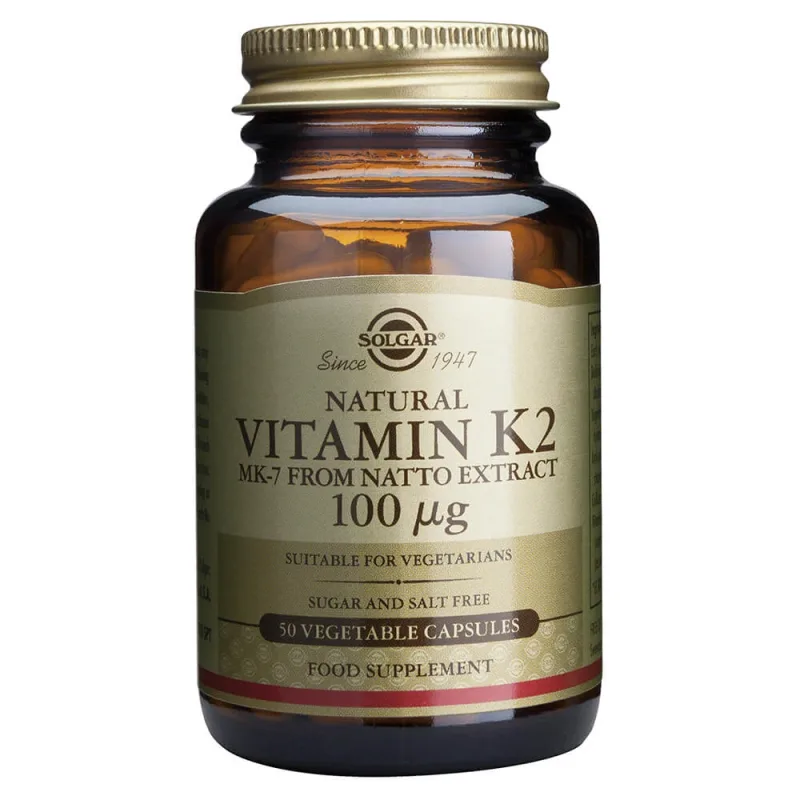 Solgar Vitamina K2 100 μg 50 capsule — preț și oferte