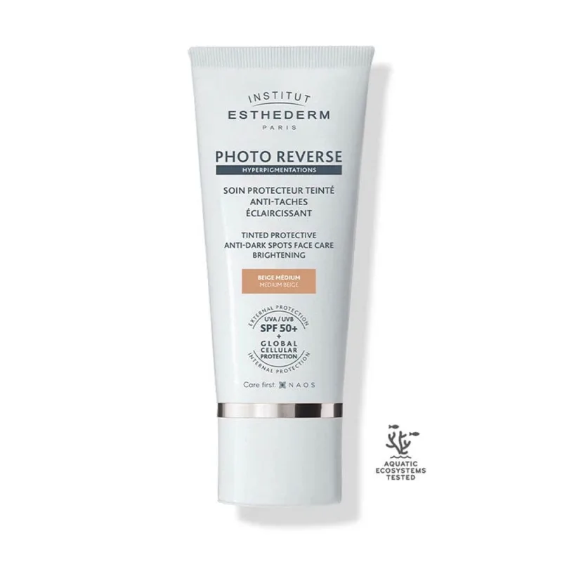 Institut Esthederm Photo Reverse Brightening Protective Anti-Market Treatment SPF50+ Mediu 50ml — preț și oferte