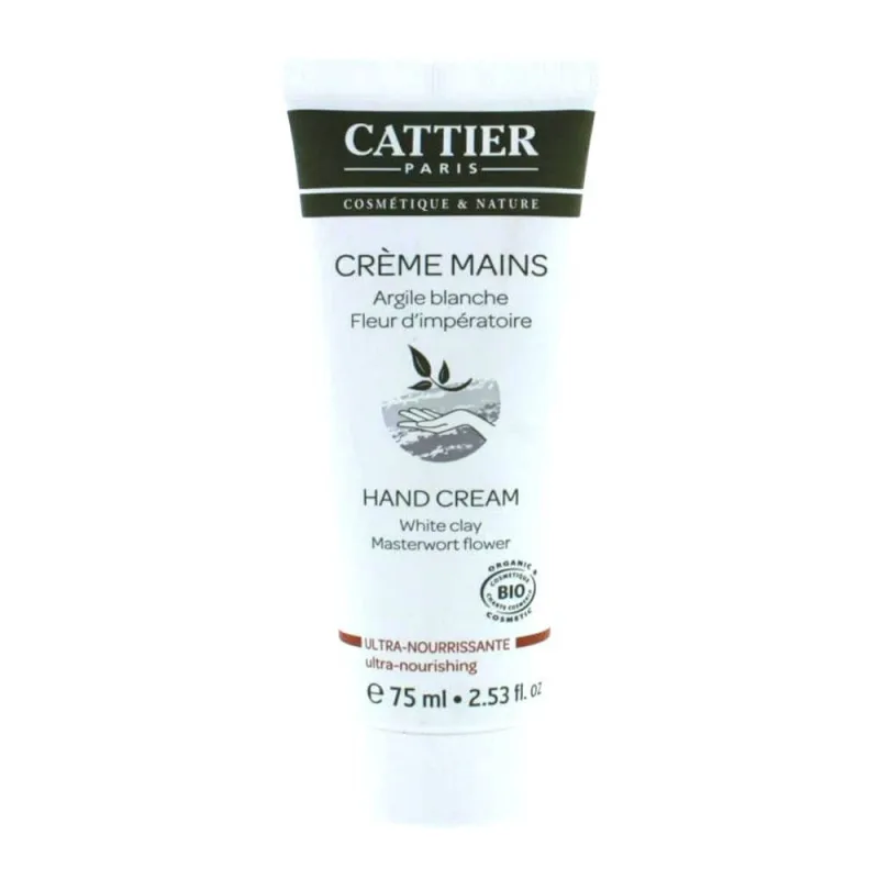 Cattier Cremă de mâini ultra-nutritivă Bio 75ml — preț și oferte