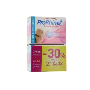 Prorhinel Tampoane de nas flexibile de unică folosință Soft și igienic 2x20