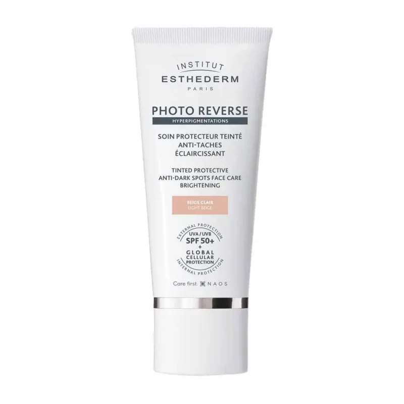 Institut Esthederm Photo Reverse Lightening Protective Treatment SP50+ Bej deschis 50ml — preț și oferte