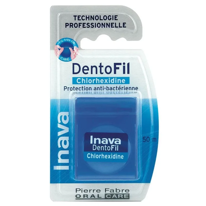 Inava Dentofil Ață dentară clorhexidină 50m — preț și oferte