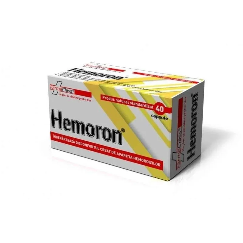 Hemoron,  40 capsule FARMA CLASS INDUSTRY — preț și oferte