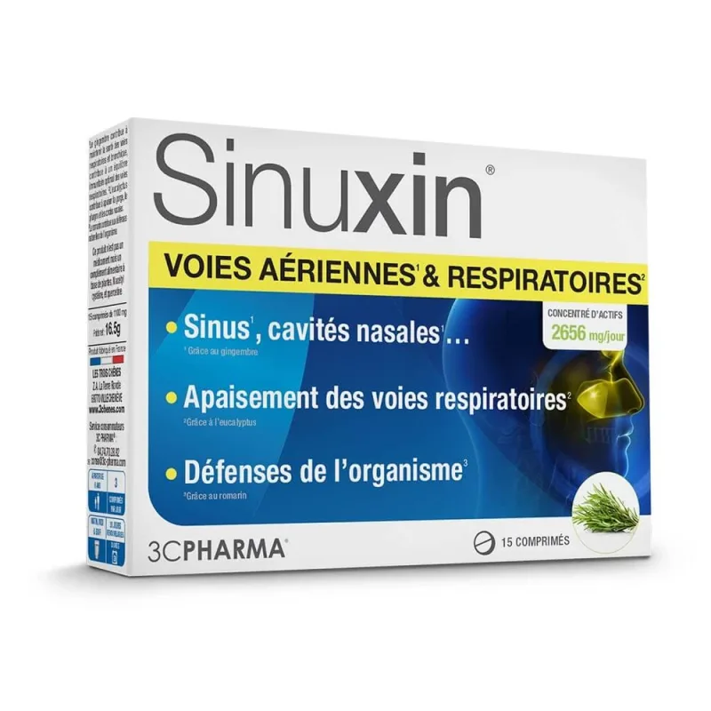 3C Pharma Sinuxin x15 comprimate — preț și oferte