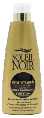 Soleil Noir Ulei vitaminizat ultra-bronzant fără filtru de protecție solară 150 ml