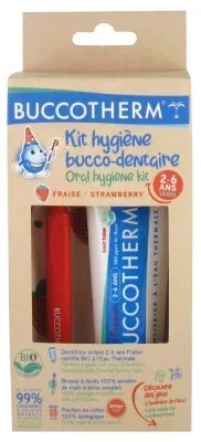 Buccotherm Kit de igienă bucală – Periuță de dinți pentru copii de 2-6 ani — preț și oferte