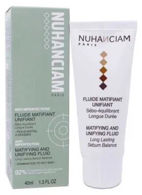 Nuhanciam Fluid matifiant, uniformizant și anti-imperfecțiuni 40 ml — preț și oferte