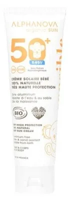 Alphanova Sun Cremă solară bio pentru bebeluși SPF50+ 50 ml