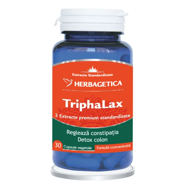 Triphalax, Herbagetica | 30 capsule — preț și oferte