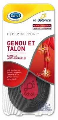 Scholl ExpertSupport – Tălpi anti-durere pentru genunchi și călcâi, 1 pereche — preț și oferte
