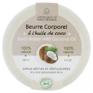 Laboratoire du Haut-Ségala Cremă de corp cu ulei de cocos organic 120 ml