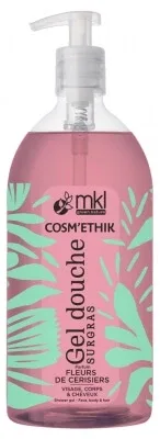 MKL Green Nature Cosm'Ethik Gel de duș cu flori de cireș 1 litru — preț și oferte