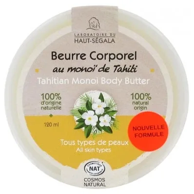 Laboratoire du Haut-Ségala Cremă de corp cu Monoï de Tahiti 120 ml — preț și oferte