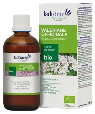 Ladrôme Extract din plantă ecologică de valeriană medicinală 100 ml — preț și oferte