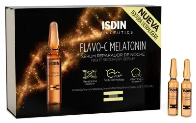 Isdin Isdinceutics Flavo-C Melatonină 10 fiole Isdinceutics De — preț și oferte