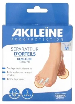 Akileïne Protecție pentru picioare Separator de degete 2 separatoare — preț și oferte
