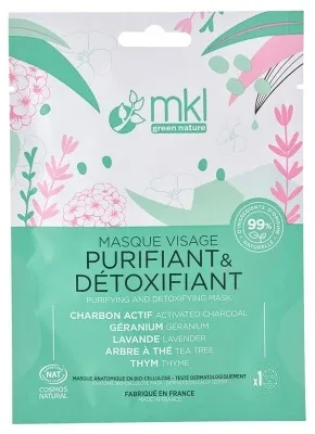 MKL Green Nature Mască facială purificatoare și detoxifiantă — preț și oferte