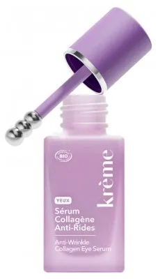 Cremă-ser organică cu colagen anti-riduri, 15 ml — preț și oferte