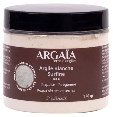 Argaïa Argilă albă fină sub formă de pudră 170 g — preț și oferte