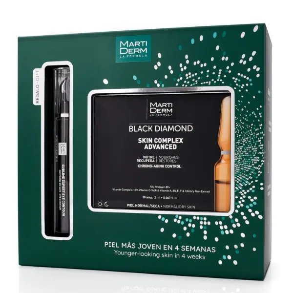 Trusa Black Diamond Skin Complex x 30 fiole + Contur Ochi Sublime Expert CADOU, Martiderm — preț și oferte