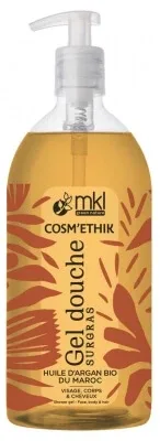 MKL Green Nature Cosm'Ethik Gel de duș cu ulei de argan din Maroc 1 L — preț și oferte
