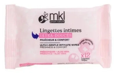 MKL Green Nature Șervețele intime ultra-delicate, 12 șervețele — preț și oferte